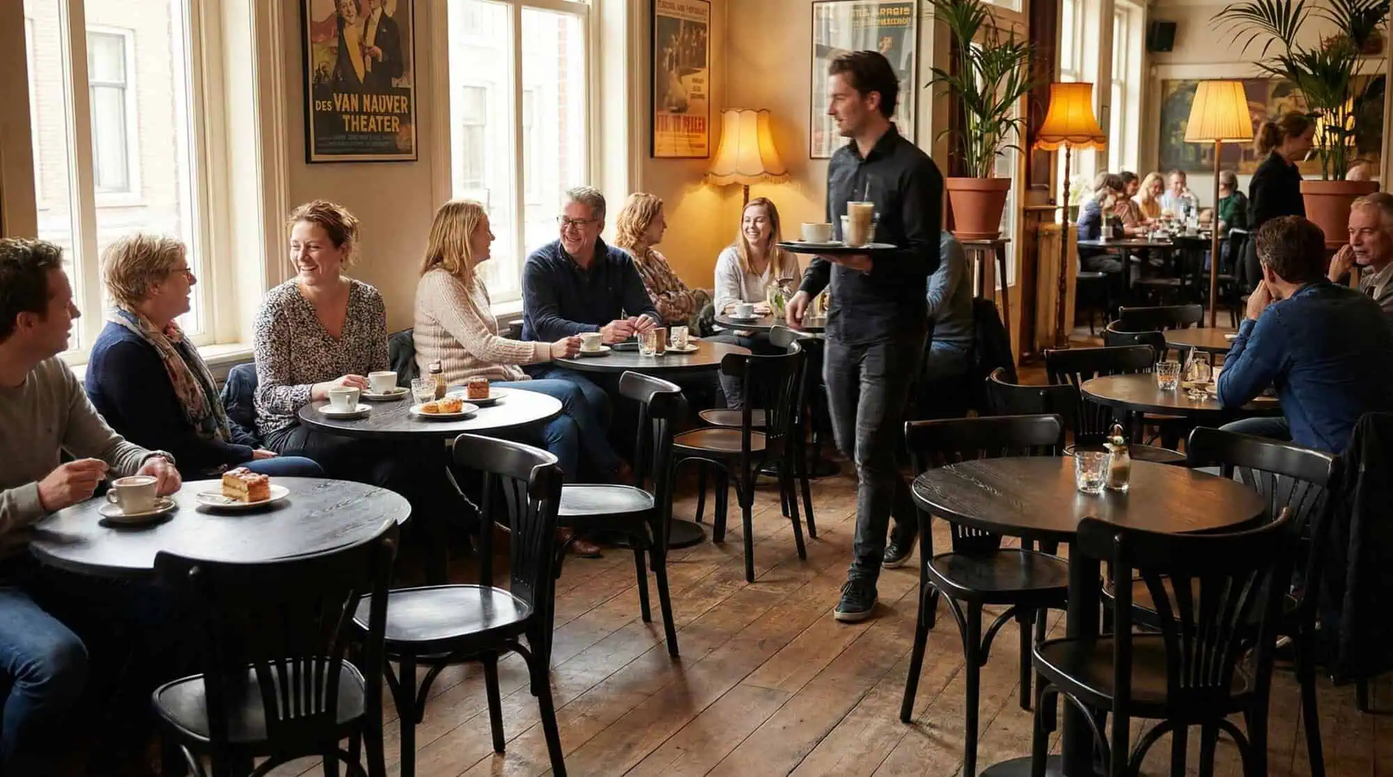 Urban Bistro Tischplatten Melamin rund Schwarz 67 cm