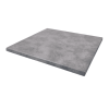Super-Seat | Werzalit Gastronomie Terrassentischplatten Schiefer 70x70cm | Grijze, rechthoekige werzalit tafel met lichte textuur. | Horecameubilair