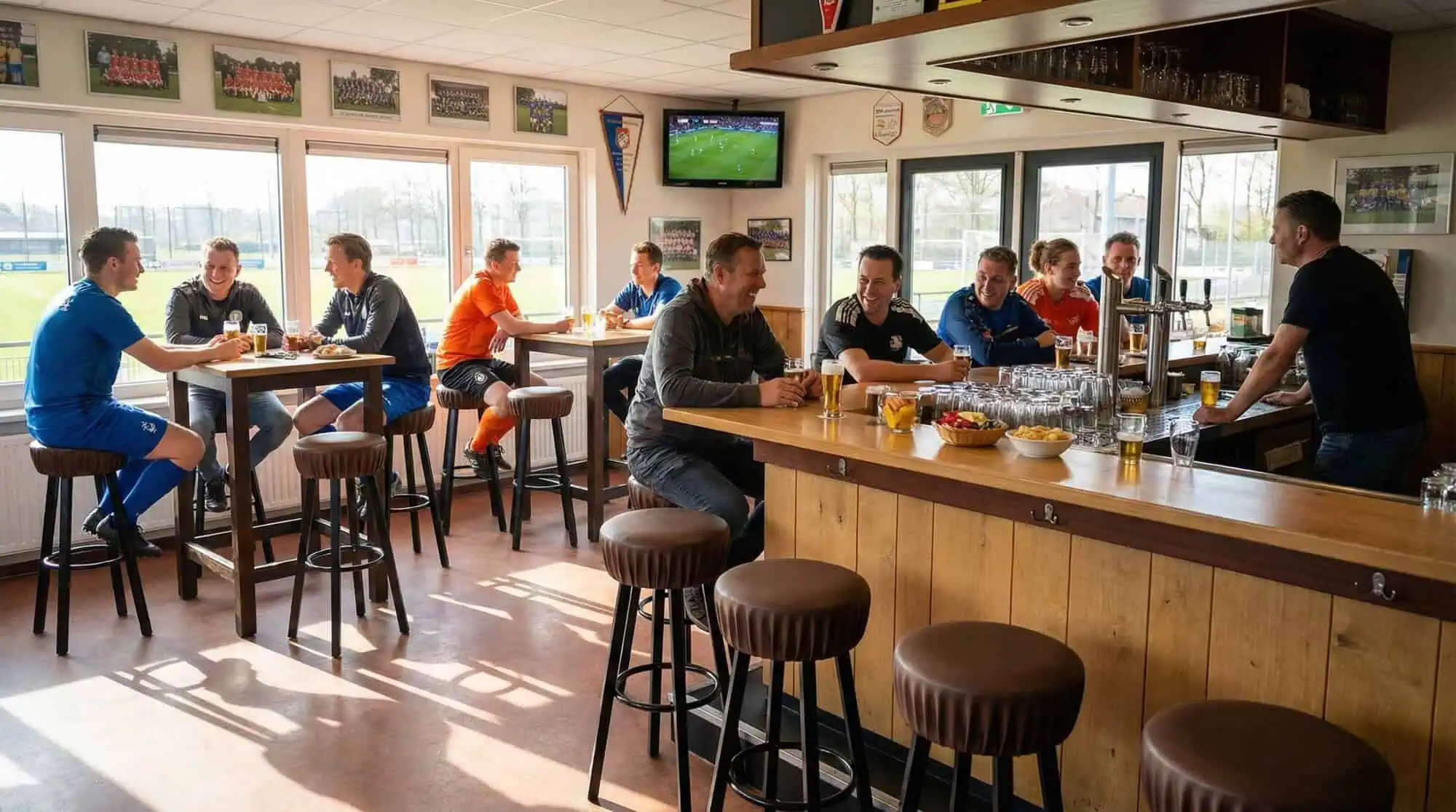 Super-Seat | Industrie-Barhocker dunkelbraun | Dunkelbraune Industrie-Barhocker, Holztische, Sport und Getränke. | Catering Möbel