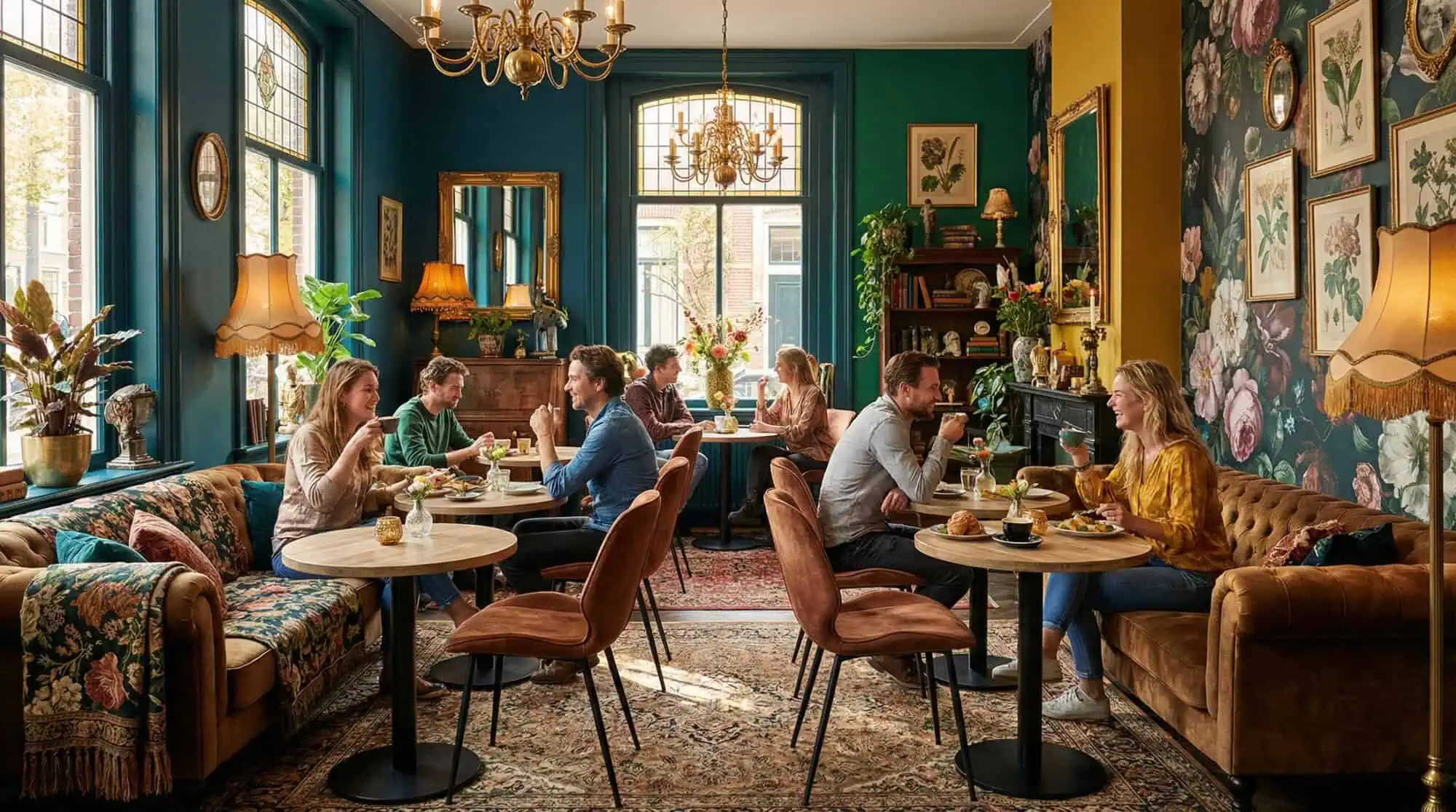 Seashell Ocean Stühle Samt Kupfer