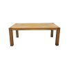 Super-Seat | The Vintage oak tables | Eiche, Heritage Finish, rechteckiger Tisch 200x100cm, Holzmaserung auf weißem Hintergrund. | Catering Möbel