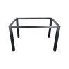 Super-Seat | Rechteckige Tischfüße Schwarz 76x116cm | Schwarze rechteckige Metallbeine, minimalistisches und schlankes Design. | Catering Möbel