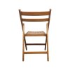 Super-Seat | De Bella Holzklappstühle | Holzklappstühle in Naturholzfarbe mit Lattenrost für Sitz und Rücken. Einfaches Design. | Catering Möbel