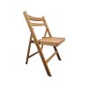 Super-Seat | Holzklappstühle Bella | Hellbraunes Holz, Leiterrücken, flacher Sitz, Klappscharniere, elegantes Klappdesign. | Catering Möbel