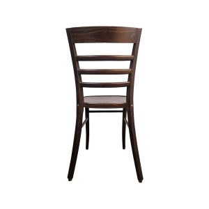 Super-Seat | Die Tommy Thonet Holz-Caféstühle Nussbraun | Donkerbruin hat ein Café-Stoff mit Leiter-Runde-Lenkung, vollem Holz, klassischem Design. | Horecameubilair