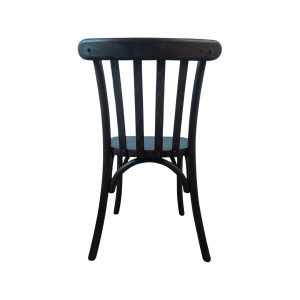 Super-Seat | The Thonet Café Stacking Chairs | Schwarze Holzstühle mit Stangen, geschwungenen Beinen und einem zeitlos klassischen Design. | Catering Möbel