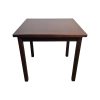 Super-Seat | Die Essex Holz-Gastronomietische 80x70cm | Donkerbruin, vierkantige Holztafel mit vier Potenzen, geliebt von hout. | Horecameubilair