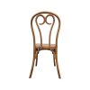 Super-Seat | Ein stapelbarer Kunststoffstuhl von Thonet Heart-Back in Natur | Hellbrauner Kunststoel mit hartvorgeformtem Teppich und gebogenem Potentiometer. | Horecameubilair