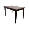 Super-Seat | Die Cambridge Holz-Gastronomietische 130x80cm | Donkerbruine rechthoekige houten tafel with light taps toelopende poten |. | Horecameubilair