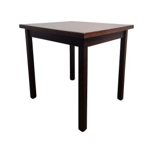 Super-Seat | Die Essex Holz-Gastronomietische 80x70cm | Donnerbruine, Houten, vierkantige Tafel mit vier Poten. Rustiek en stevig ontwerp. | Horecameubilair