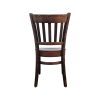 Super-Seat | Der Richmond Vintage Holzcaféstuhl dunkelbraun | Donkerbruine hat einen Caféstuhl mit Lattenrost und gebogenem Potentiometer. | Horecameubilair