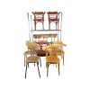 Super-Seat | The Mix Set Tubax & Thonet - 10x Vintage Caféhausstühle aus Holz | Dunkelbraunes Holz, Metallbeine, klassisches Vintage-Design, glatte Oberfläche. | Catering Möbel