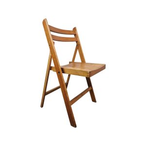 Super-Seat | Die Classico Vintage Holz-Theaterklappstühle Braun | Bruin houten klapstoel met lattenrug en platte zitting; Einfaches, funktionales Design. | Horecameubilair
