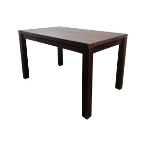 Super-Seat |The Oxford Vintage Holzcafétisch 130x180cm|Donkerbruin hat eine rechtwinklige Kaffeetafel mit richtigem Potenziometer, vollständig aus Holz. | Horecameubilair