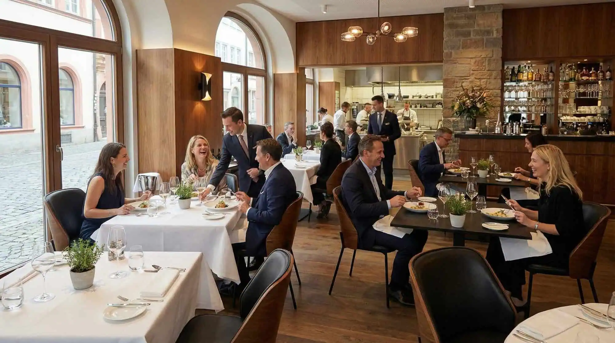 New York Designerstühle aus Holz mit schwarzem Leder