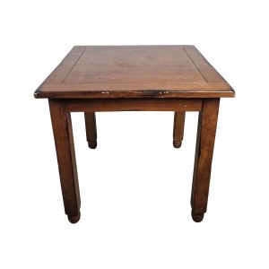 Super-Seat | The Stonemill Vintage Holztische 80x80cm Quadratischer Holztisch mit sichtbaren Gebrauchsspuren, Naturholz, stabile vier Beine. | Catering Möbel