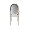 Super-Seat | The Kartell Victoria Ghost Armlehnstühle Weiß | Witte kunststof stoel met ovale rugleuning, right armleuningen en vier poten. | Horecameubilair