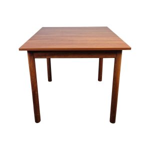 Super-Seat | A Dänisches Design Vintage-Cafétische aus Holz | Vierkante houten cafétisch, lichtbruin hout, vier rechte poten, minimalistisch vintage design. | Horecameubilair