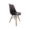 Eames Retro Design Schalensitze Schwarz