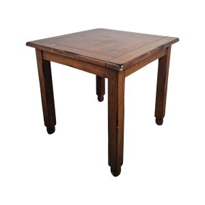Super-Seat | The Stonemill Vintage Holztische 80x80cm Quadratischer Holztisch, braun, Massivholz, sichtbare Gebrauchsspuren, glatte Platte. | Catering Möbel