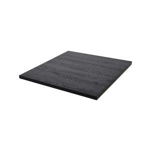 Super-Seat |Castle Eiche Melamin-Tischplatte 67x67cm 36mm Dunkle Eiche, quadratische Melamin-Tischplatte mit sichtbarer Holzmaserung und sauberen Kanten. | Catering Möbel